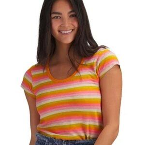 Toad & Co Grom ringer tee - M - EUC